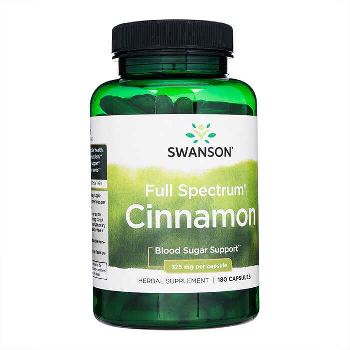 フルスペクトラムシナモン375mg180錠(Swanson)