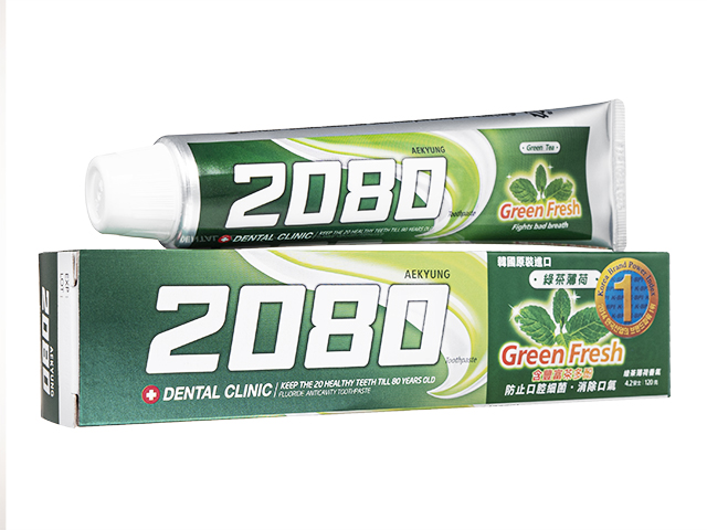 2080歯みがき 120g (GreenFresh)